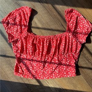 𝐒𝐡𝐞𝐢𝐧 𝐑𝐞𝐝 𝐅𝐥𝐨𝐫𝐚𝐥 𝐂𝐫𝐨𝐩 𝐓𝐨𝐩